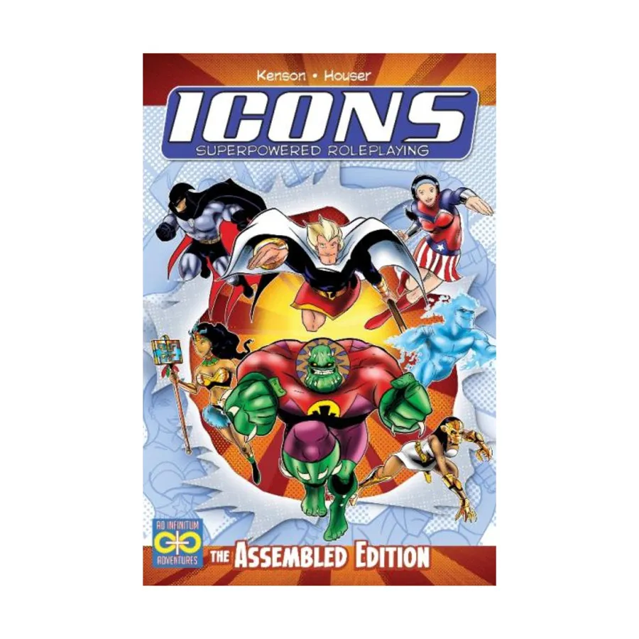 

Icons - Superpowered Roleplaying (Assembled Edition), Icons - Superpowered Roleplaying (Green Ronin Publishing), твердый переплет