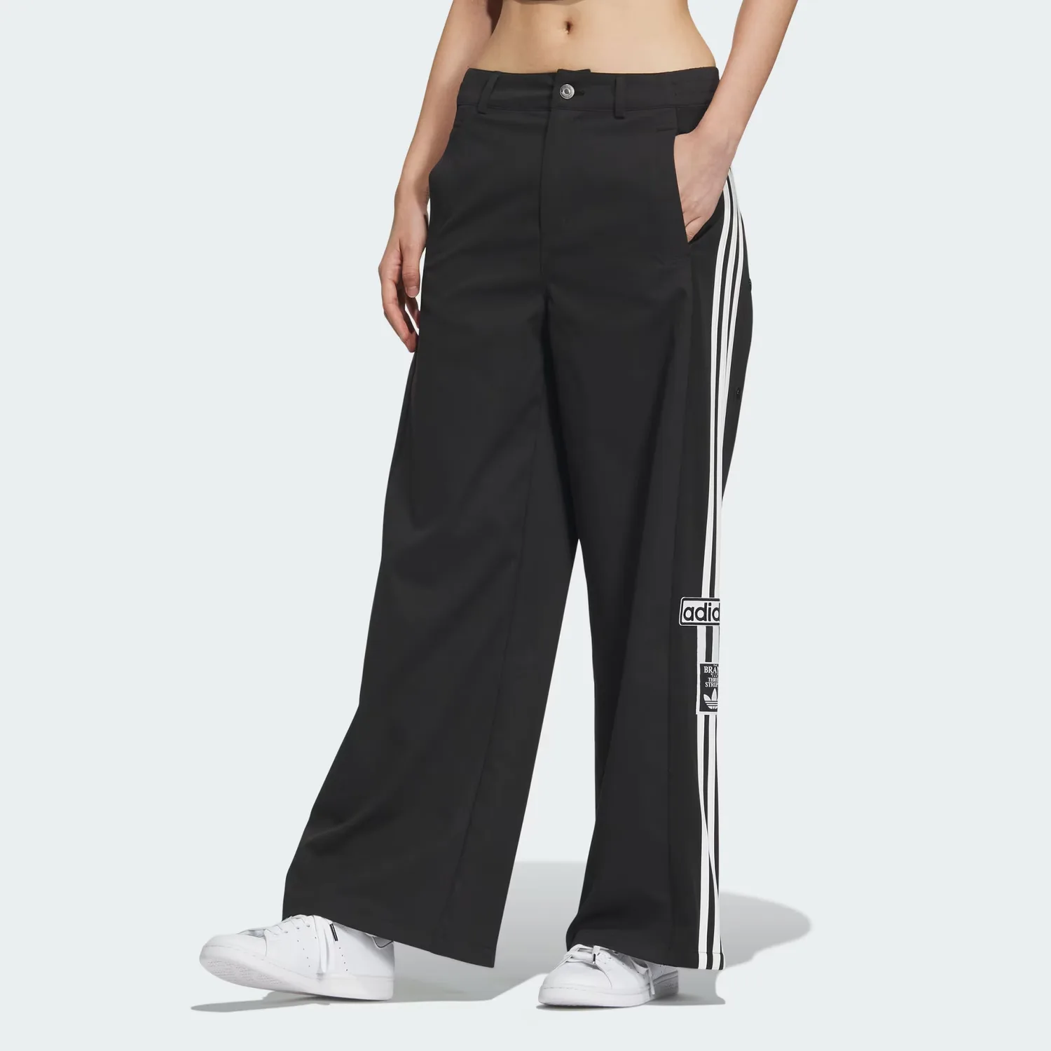 Женские спортивные штаны ADIBREAK Adidas Originals, черный белый — фото 4