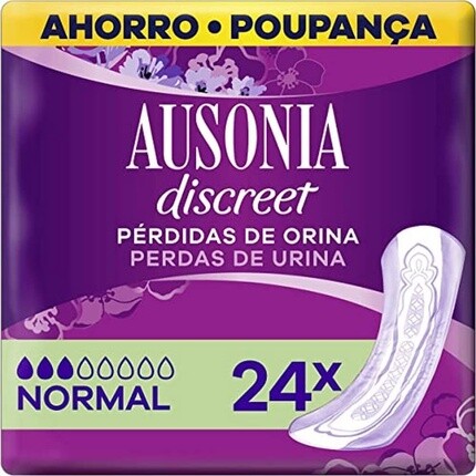 

Прокладки Discreet для нормальных страдающих недержанием 24 шт. Ausonia