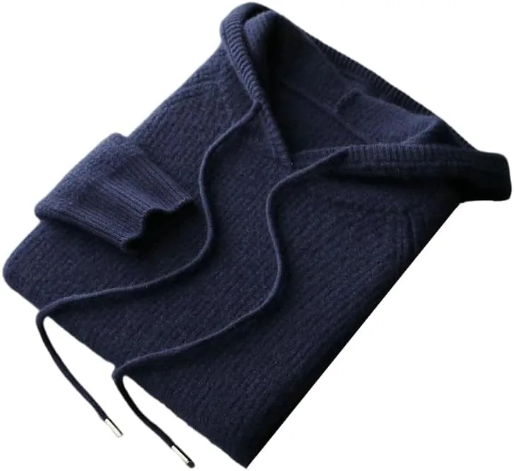 Мужской худи-свитер Wool Textured, утепленный, мягкий вязаный