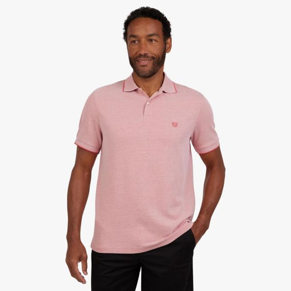

Мужское эластичное поло с коротким рукавом Chaps, цвет nantucket red