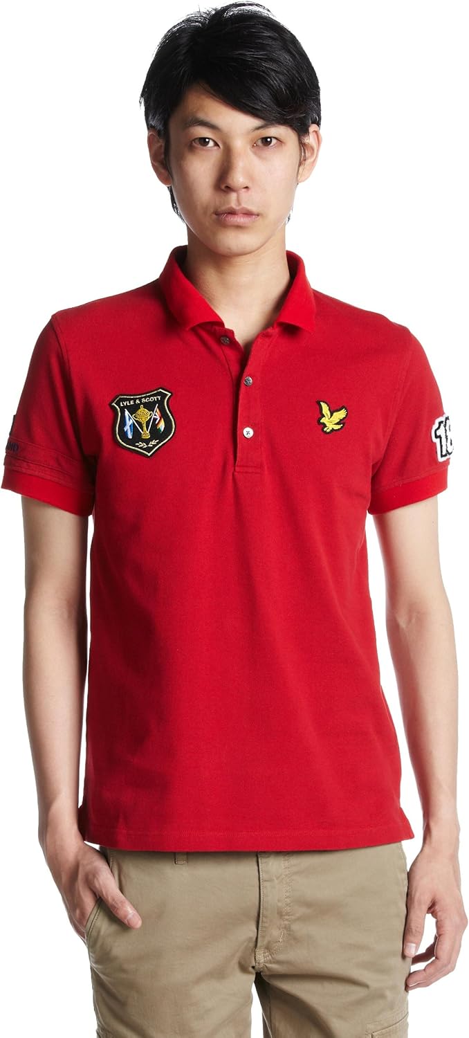 

Футболка-поло LYLE & SCOTT 4 EMBLEM LA111341402, красный