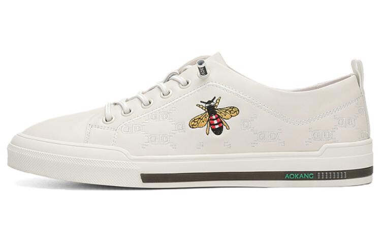 

Кроссовки AOKANG Skateboarding Shoes Men Low-top White, белый