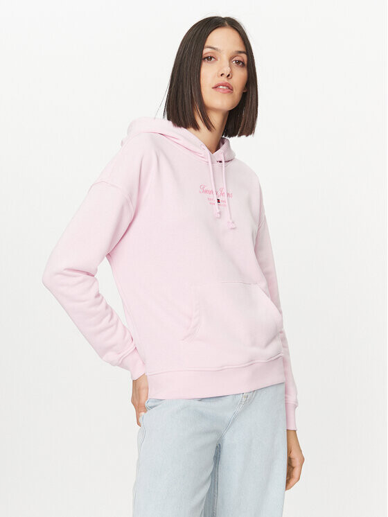 

Толстовка свободного кроя Tommy Jeans, розовый