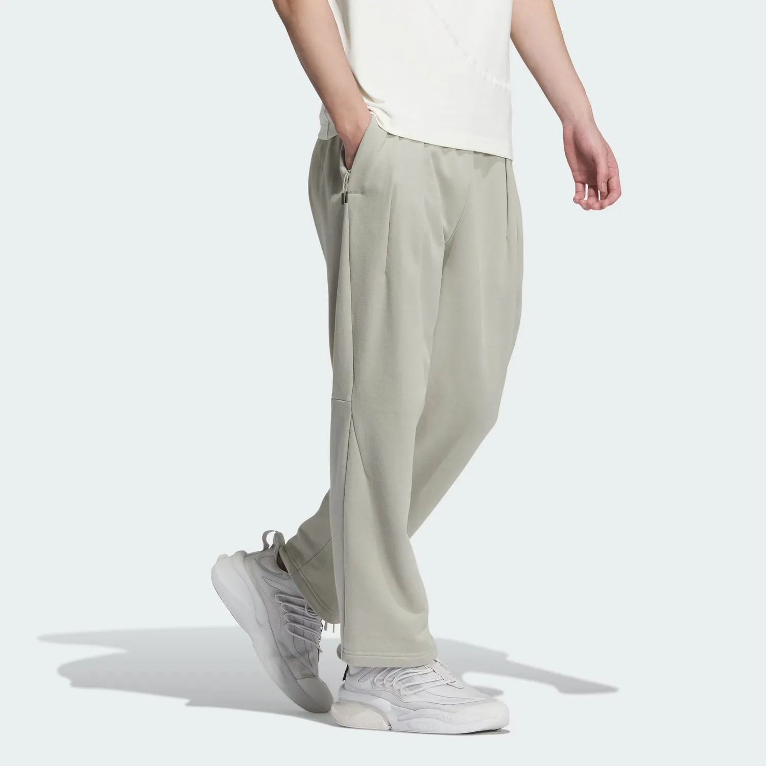 Брюки Wuji Series Wuji Heavy French Terry Adidas, Sesame Earth — фото 4