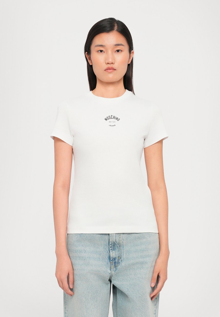 

Футболка MOSCHINO JEANS Print T-shirt, White
