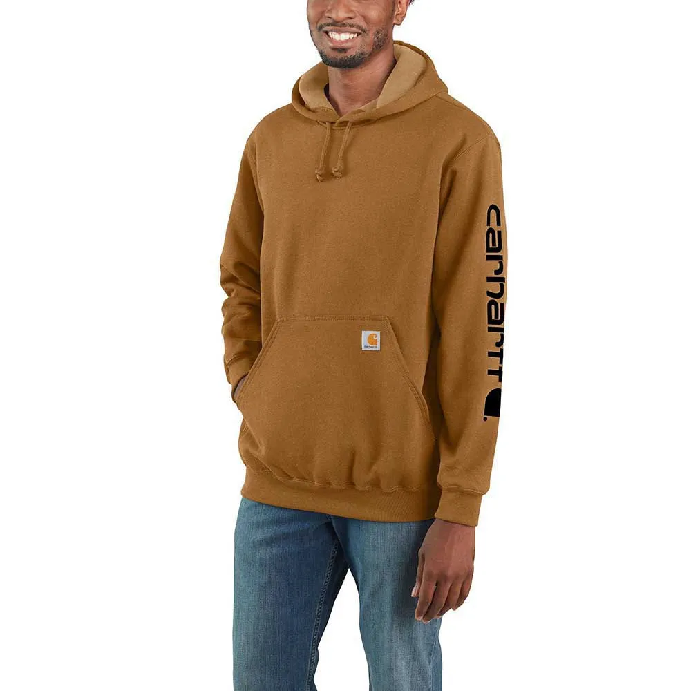 

Худи Carhartt Logo Graphic Loose Fit, коричневый