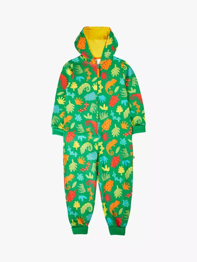 Детский хлопковый комбинезон-халат Chameleon Camp Frugi
