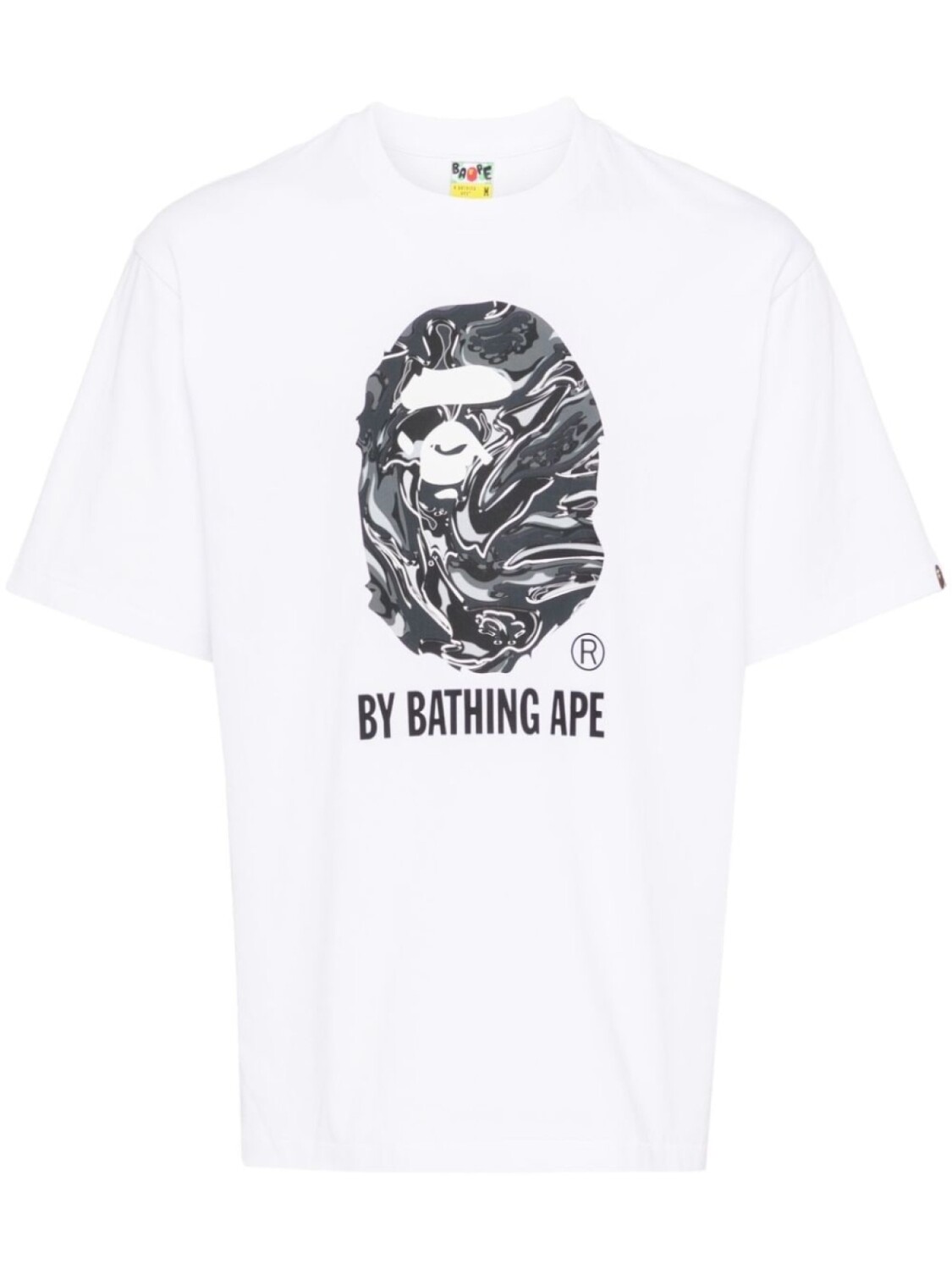 

A BATHING APE футболка с логотипом, белый