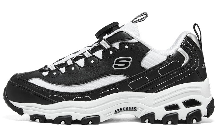 

Skechers Низкие кроссовки для девочек с амортизацией от ударов, черные, белые