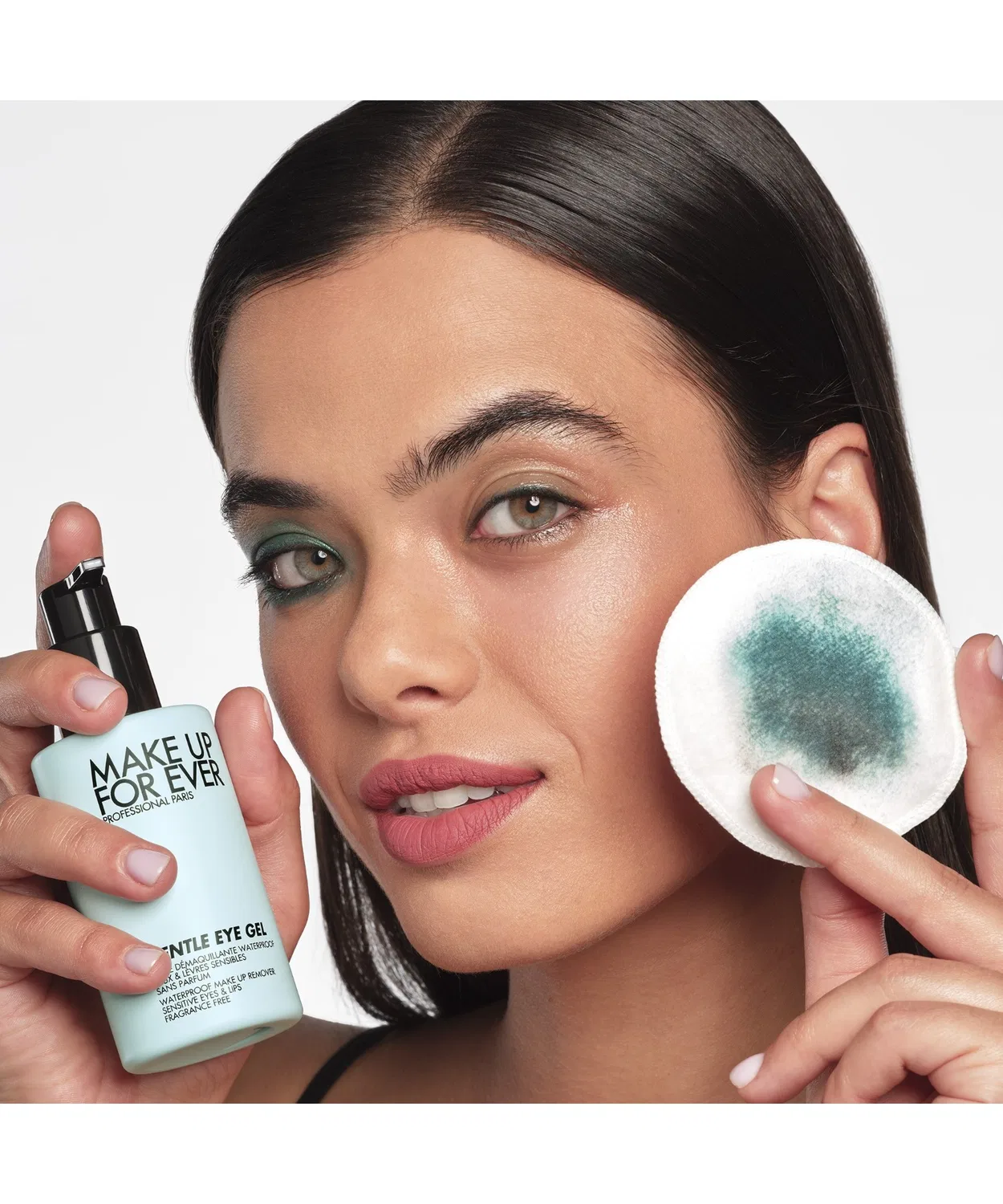 Средство для снятия макияжа Make Up For Ever — Гель для снятия макияжа с глаз Gentle Eye Gel, белый, 125 мл — фото 3