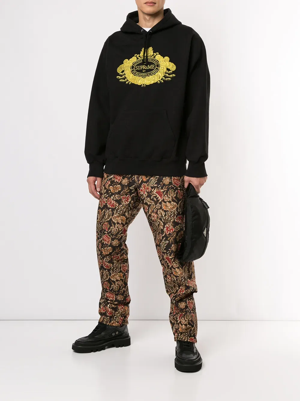 Толстовка «Любовь или ненависть» Supreme, черный — фото 2