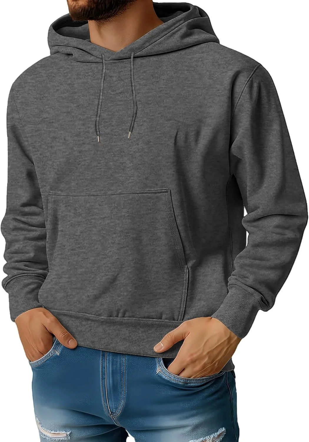 

Толстовка с капюшоном Fleece для мужчин, Casual, на молнии XDFVC