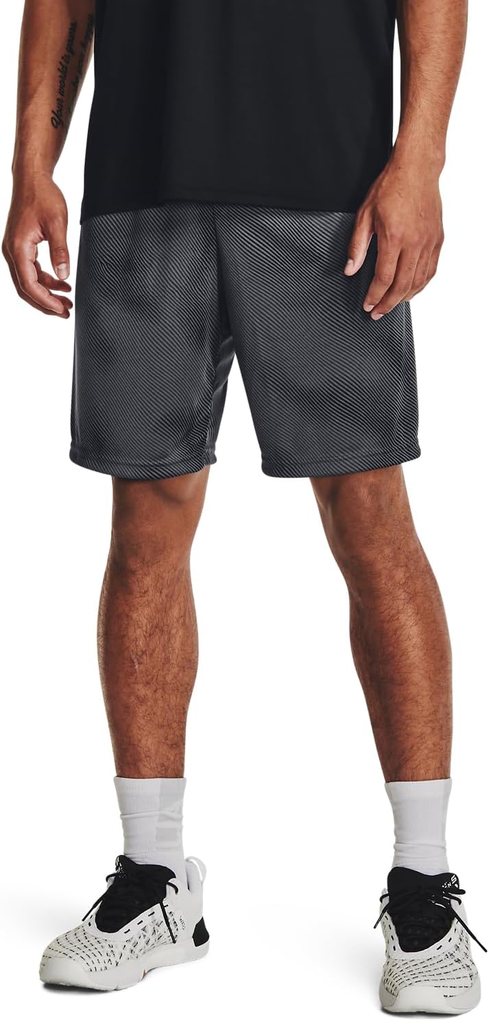 

Мужские шорты Under Armour UA Tech Printed Loose Fit 10", Pitch Gray/Black