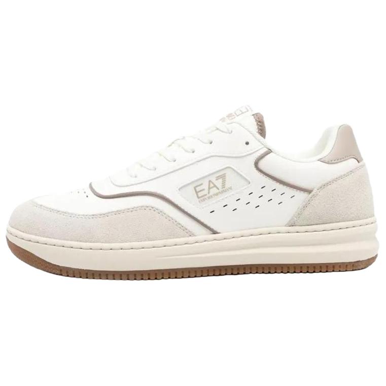 

EMPORIO ARMANI EA7 низкие скейтерские кроссовки мужские white