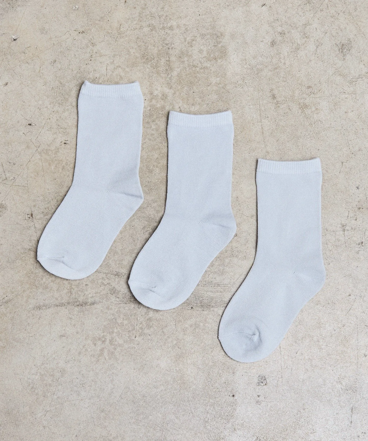 SHIZUTA: Однотонные носки средней высоты, комплект из 3 пар, размер S. Magine, Silver Gray