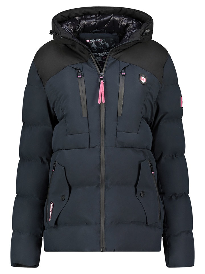 

Стеганая куртка Качотана темно-синего цвета ANAPURNA