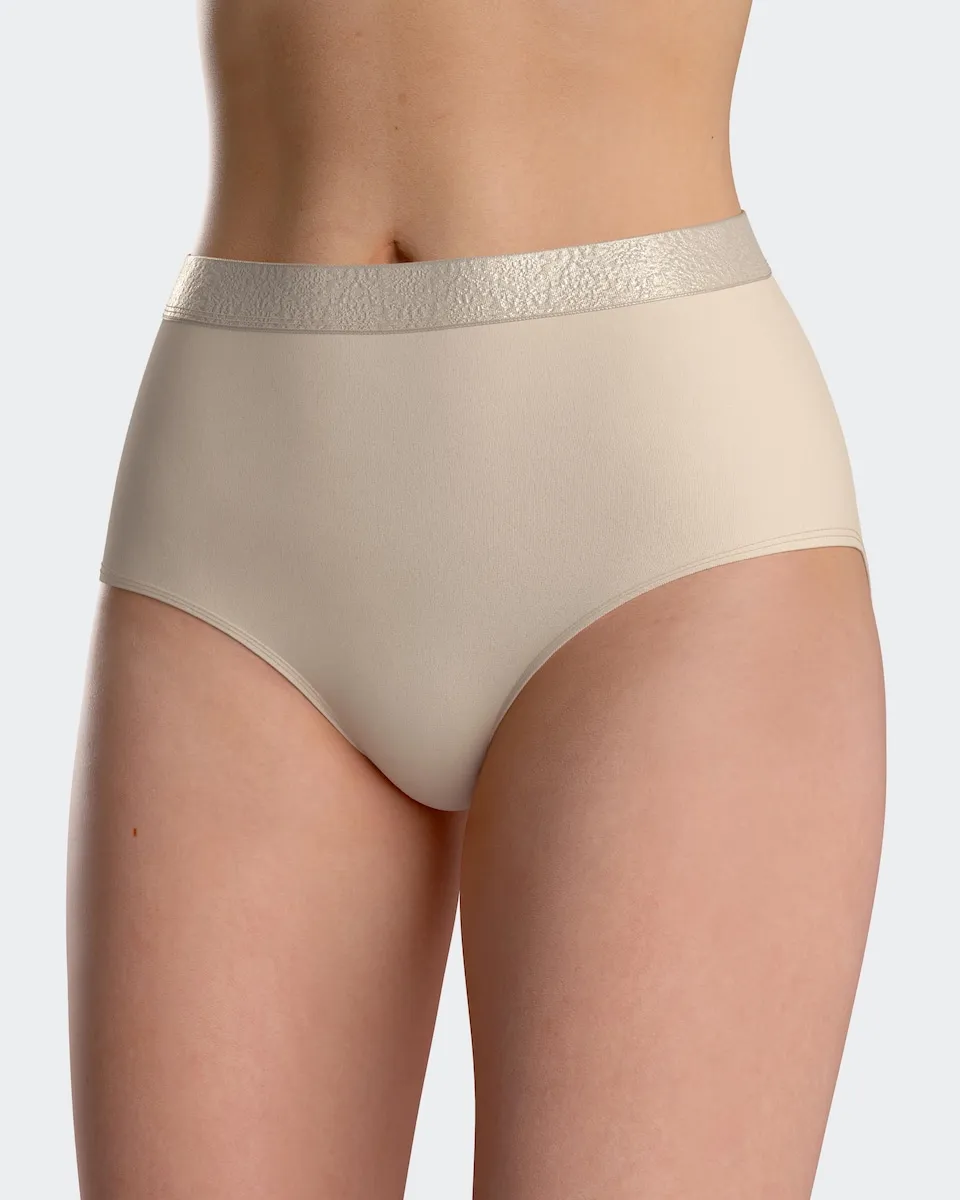 

Высокие гладкие трусы с эластичным поясом Impetus, белый