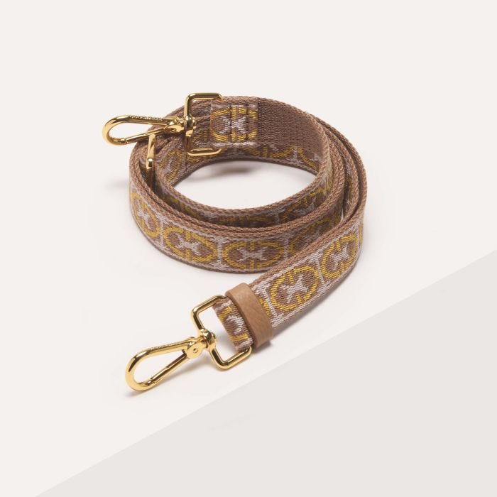 

Ремень Coccinelle Monogram Tricolor, цвет Multi Soleado/Skin