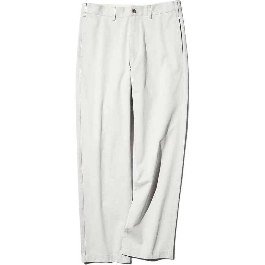 UNIQLO Брюки мужские casual прямые умеренные светло-бежевые