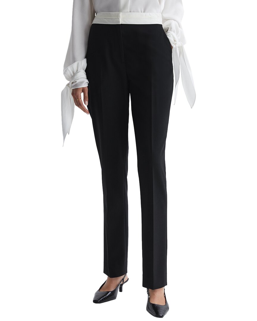

Брюки Reiss Olivia из смесовой шерсти, черный