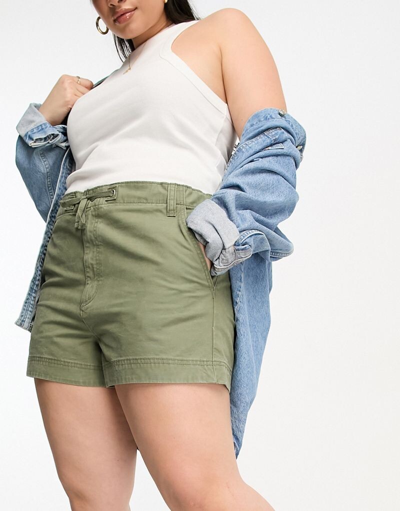 

Шорты карго цвета хаки ASOS DESIGN Curve ASOS