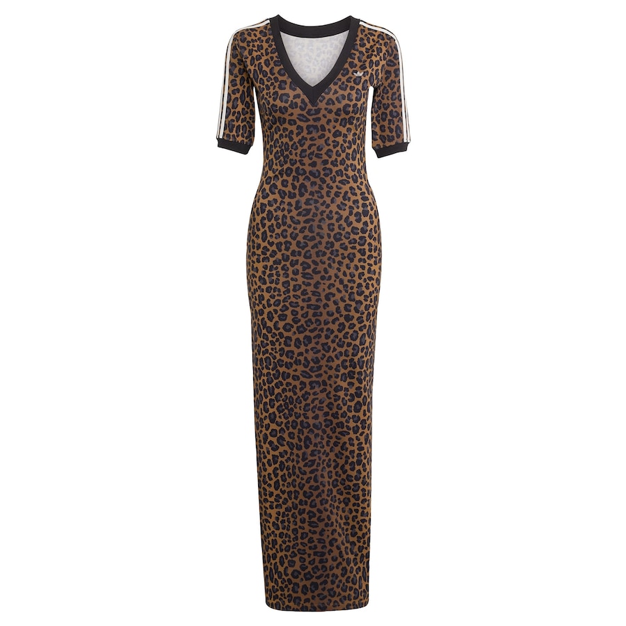 

Платье ADIDAS ORIGINALS Leopard V-Neck Maxi, коричневый