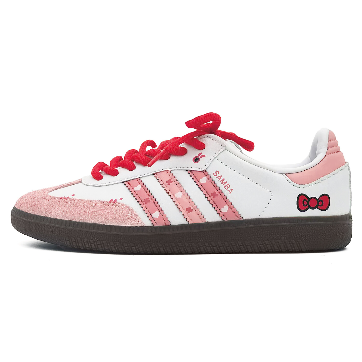 

SAMBA OG Обувь для скейтборда унисекс, низкие кеды Adidas Originals, розовый