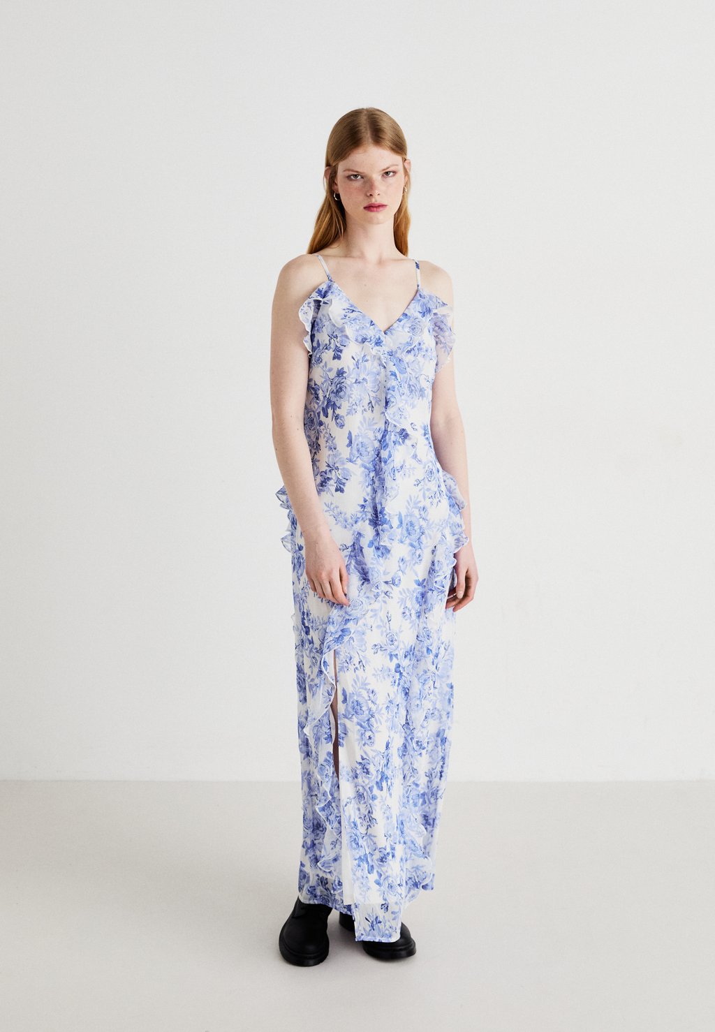 

Длинное платье ONLMIRIAM LIFE FRILL LONG DRESS ONLY, светло-голубой
