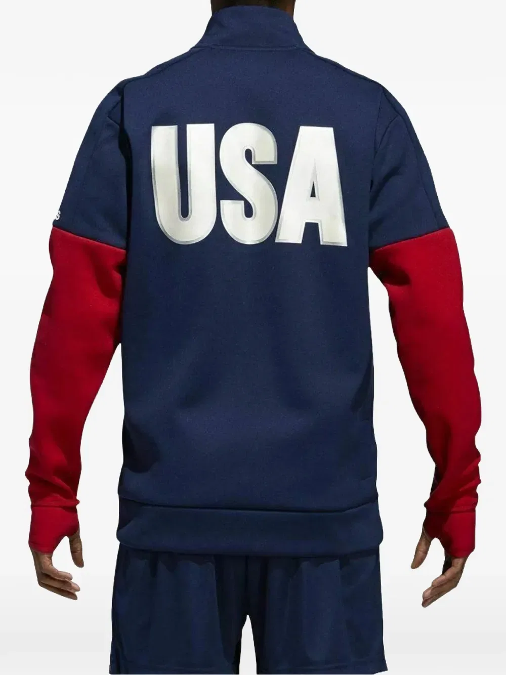 Толстовка с символикой волейбольной команды США X Adidas, синий — фото 2