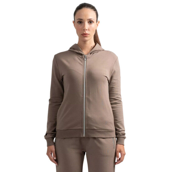 

Женская куртка с капюшоном Sun Valley Delm - каштановый цвет