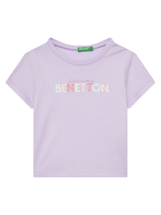 

Футболка обычного кроя 3I1XG10HU United Colors Of Benetton, фиолетовый