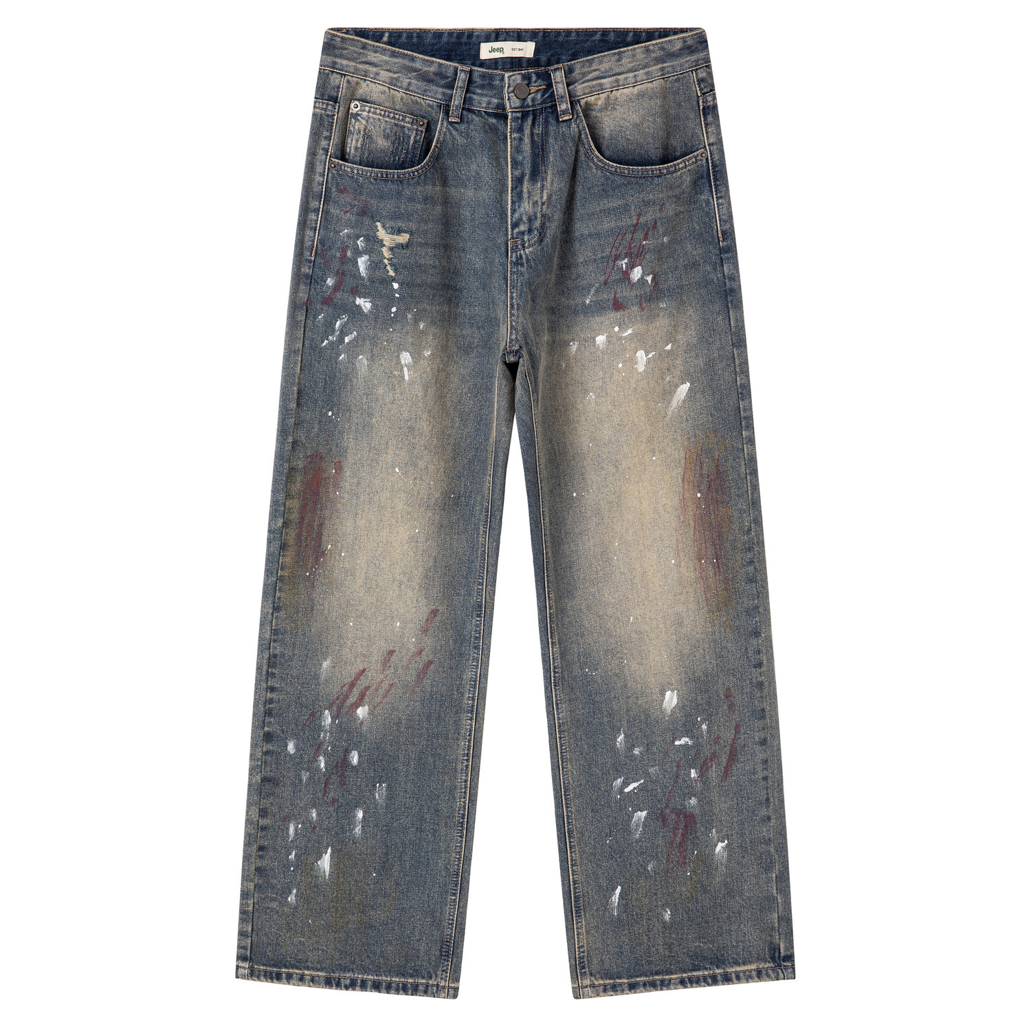 

Jeep Джинсы Unisex P755MWNQ90 Nostalgic Blue Moderate Straight Fit