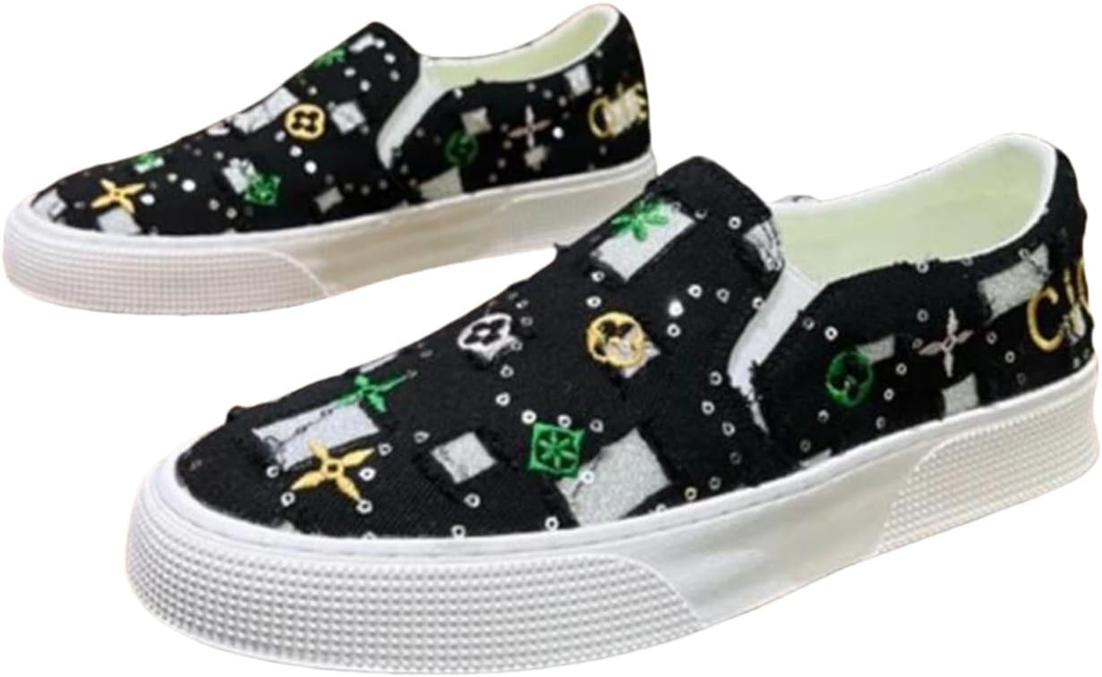 

Мужские слипоны-кроссовки, легкие и дышащие, повседневная обувь, подходящая для ежедневного отдыха и активного отдыха на улице Aokisx, черный