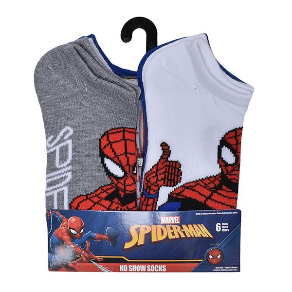 

Набор из 6 пар носков Marvel Spider-Man без резинки для мальчиков Licensed Character