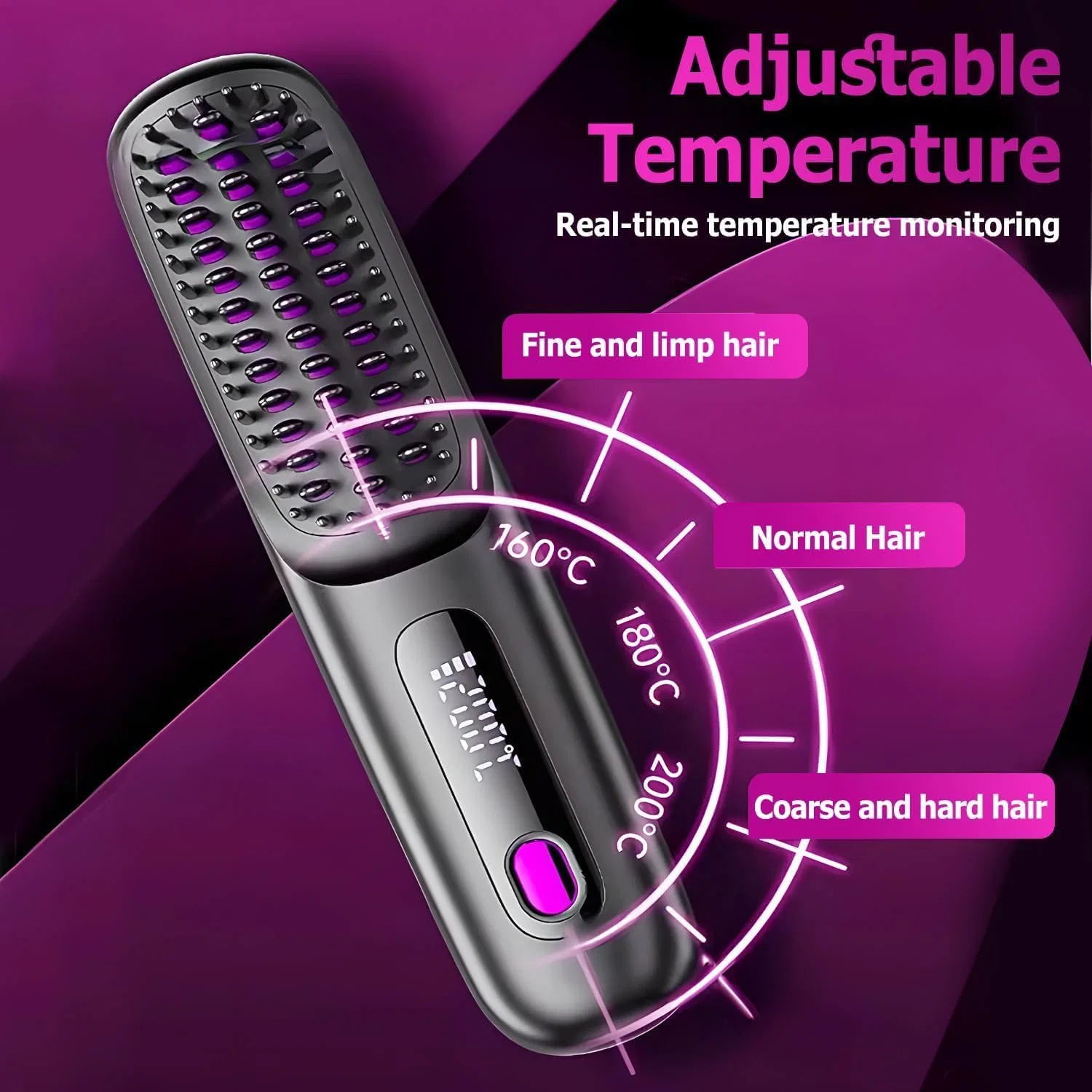 Беспроводная щетка-выпрямитель «Go Brush Pro» Gahwa — фото 4