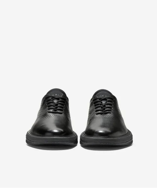 Мужские кожаные оксфорды Grand Phase Laser COLE HAAN чёрные — фото 3