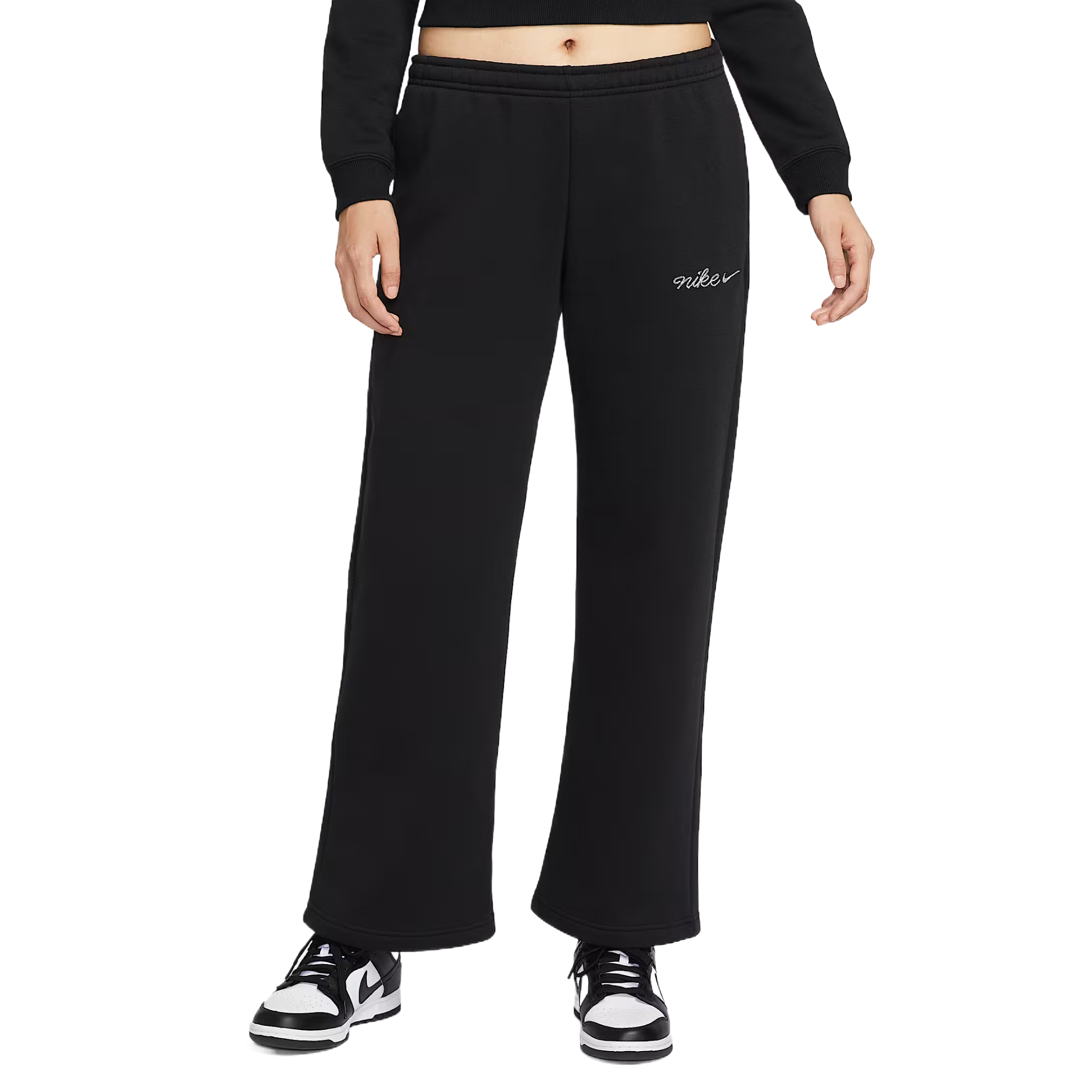 

Спортивные брюки Phoenix Fleece вязаные женские Nike, черный