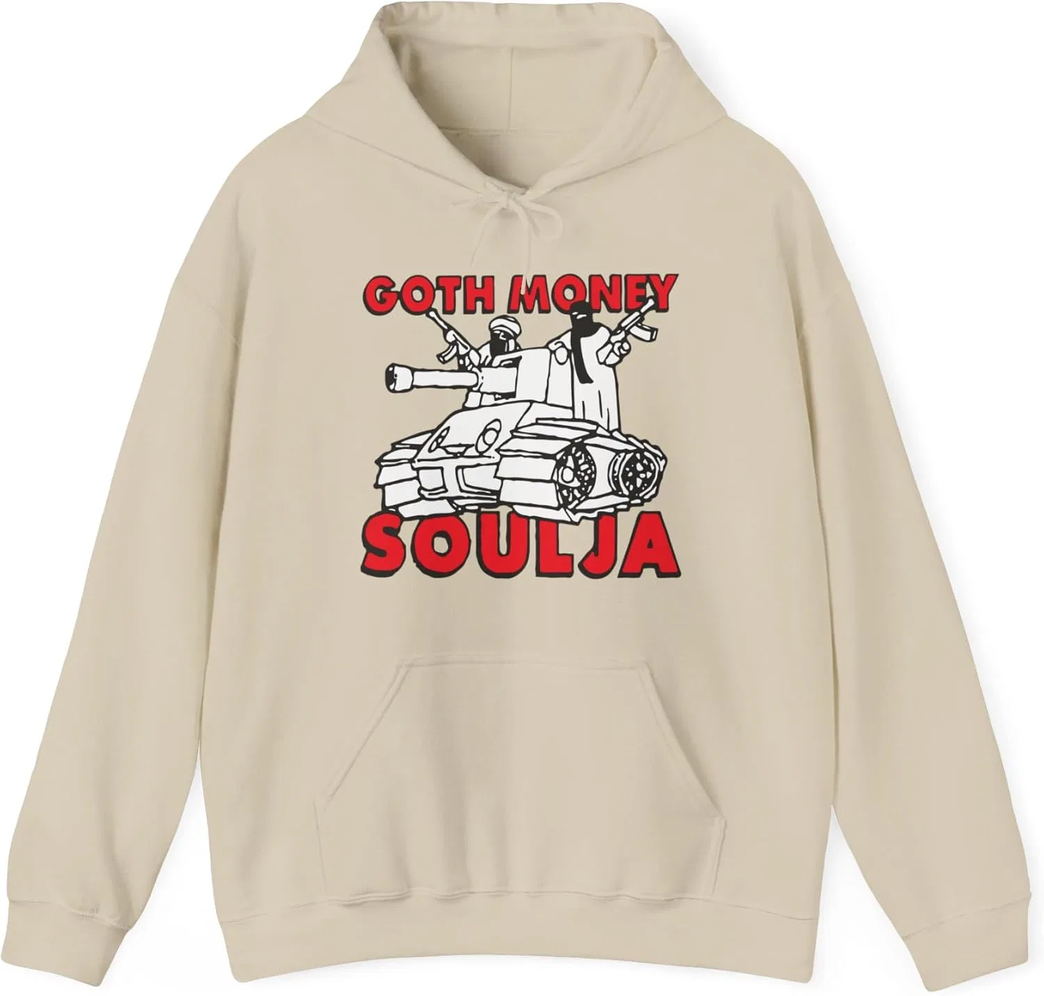 GENERIC Goth Money Records - Худи Soulja Tank - Мерч Goth Money Wear, Sand
