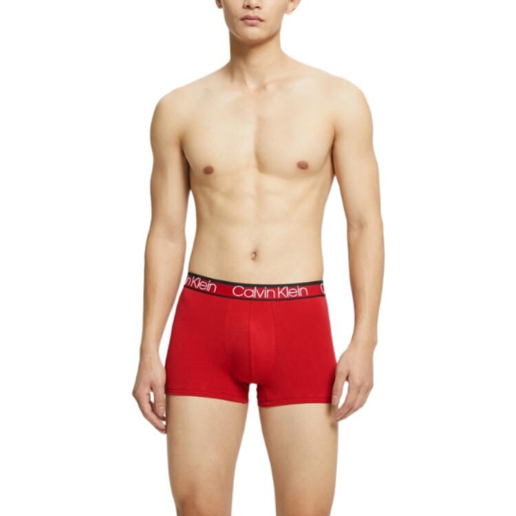 Мужские трусы Calvin Klein, цвет 3 Pack (Black, Red and Gray) — фото 4