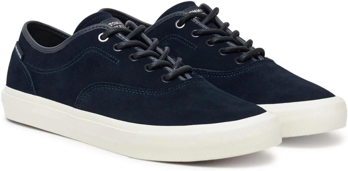 Мужские низкие кроссовки TOMMY HILFIGER Th Hi Vulc Oxford Suede Fm0fm05401, Blue Desert Sky — фото 4