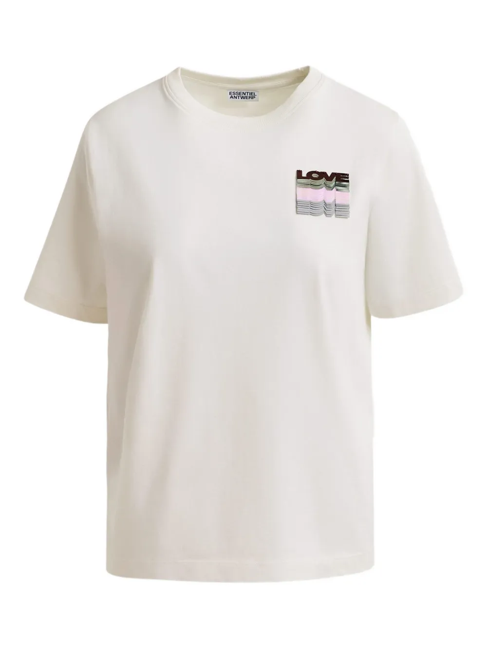 

Футболка с круглым вырезом Essentiel Antwerp, белый