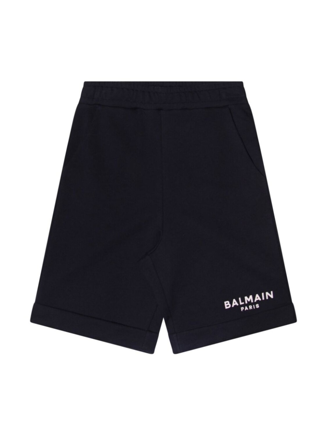 

Спортивные шорты с логотипом Balmain Kids, синий