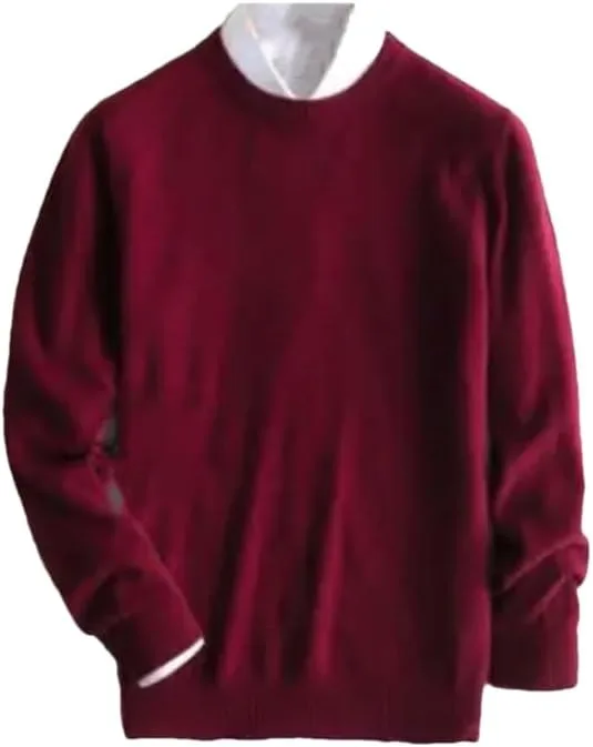 

Мужской классический пуловер из кашемира и хлопка, Slim Fit