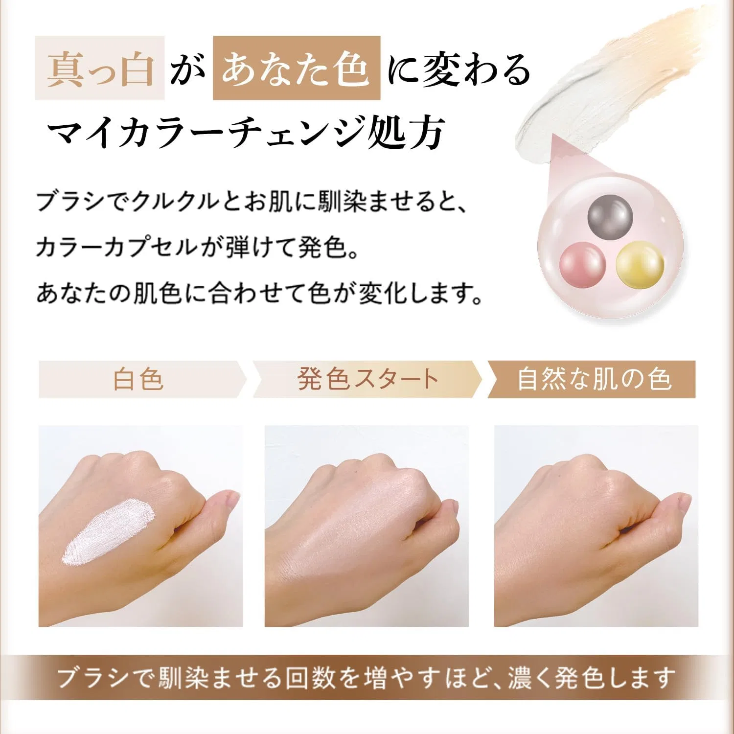 Набор для ухода за кожей Silky Stick Foundation White и Gel Foam Cleansing Kamika