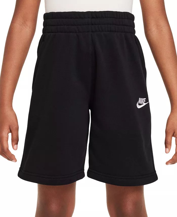 

Брюки-шорты спортивные Big Kids Sportswear Club Fleece French Terry 7" Nike, черный