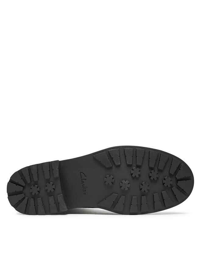 Ботинки женские Clarks высокие на шнуровке, черный — фото 4