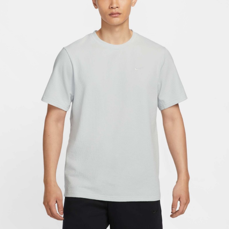 Мужская футболка Dri FIT с коротким рукавом Nike, серый — фото 4