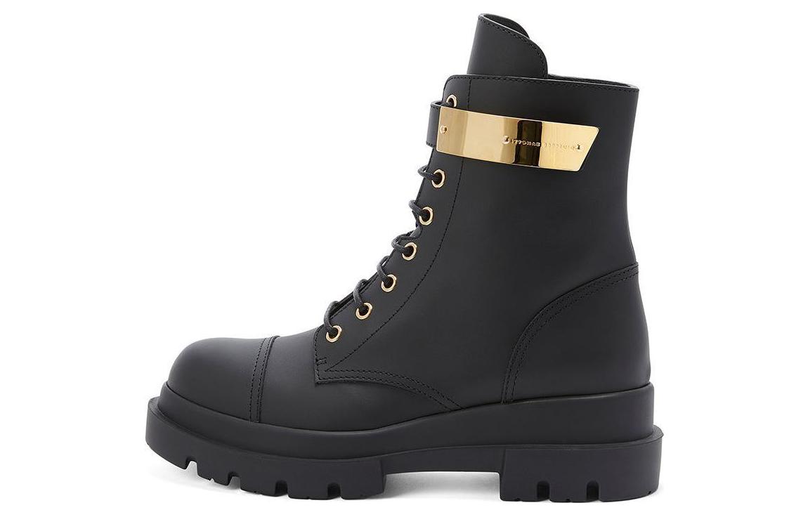 Женские ботинки с пластиной логотипа Alexa 40 мм Giuseppe Zanotti черные