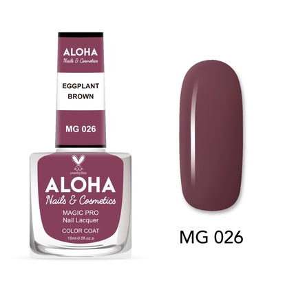 

Лак для ногтей Magic Pro 15 мл - Яйцевидно-коричневый Aloha Nails & Cosmetics